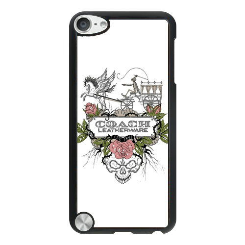 Coach Carriage Logo White iPod Touch 5TH CAL - Click Image to Close